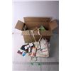 Image 1 : Box of Ribbons and Craft Supplies