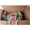 Image 3 : Box of Ribbons and Craft Supplies