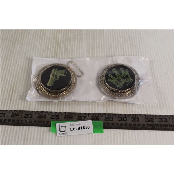 (2) Novelty Belt Buckles (Sealed)