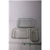 Image 1 : (3) Glass Casserole Dishes