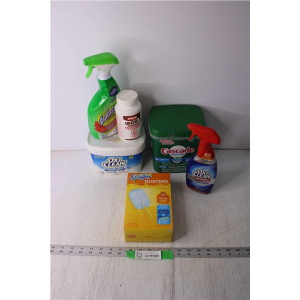 Assorted Cleaning and Laundry Supplies