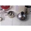 Image 2 : Assorted Kitchen Items - Storage Jars, Measuring Cups, Misc.