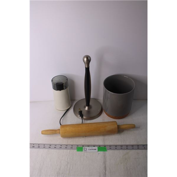 Paper Towel Holder, Rolling Pin, Misc.