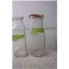 Image 2 : (2) Vintage Milk Bottles