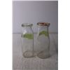 Image 4 : (2) Vintage Milk Bottles