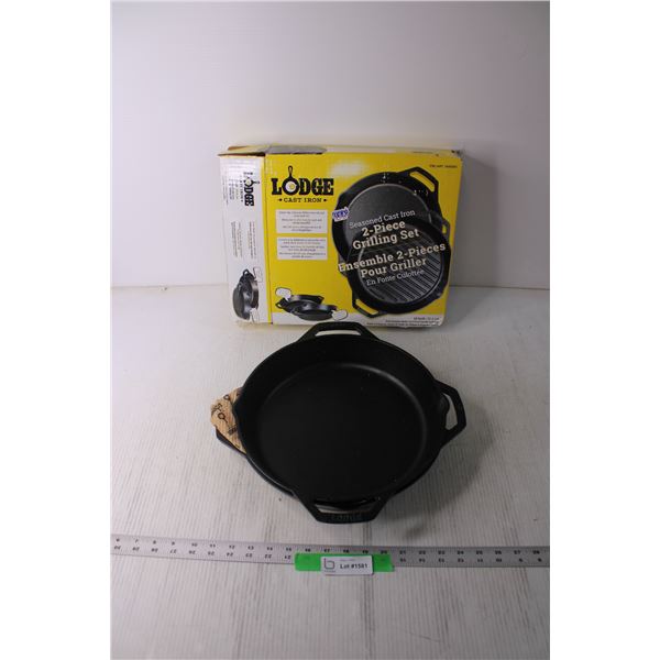 Cast Iron 2 Piece Grilling Set