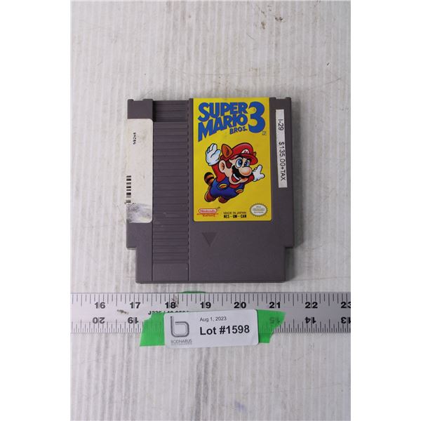 NES Super Mario Bros 3 Game