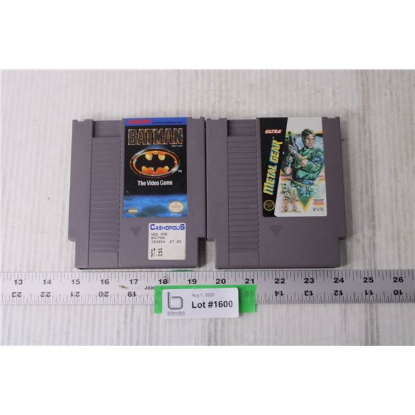 NES Batman and Metal Gear Games