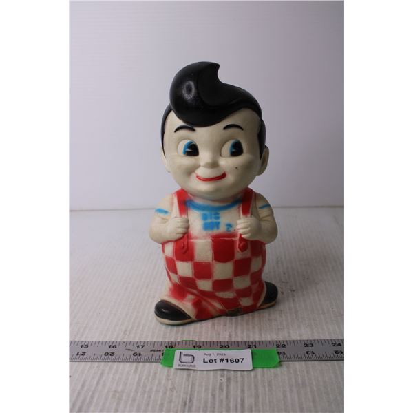 Vintage Bobs Big Boy Restaurant Chubby Rubber Coin Bank