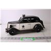 Image 1 : Folk Art Tin Police Car