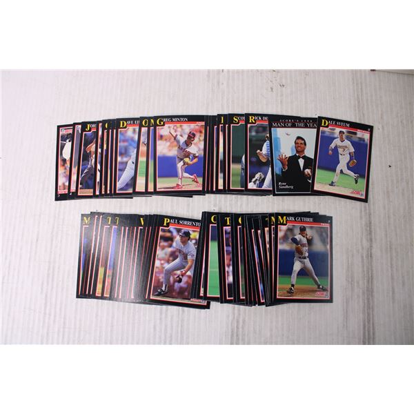 Set of 1991 Score Baseball Cards - Series One and Two