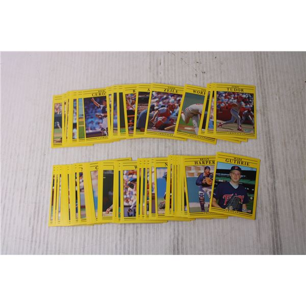 Set of 1991 Fleer Baseball Cards