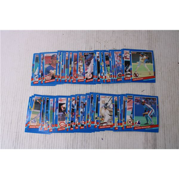 Set of 1991 Donruss Basketball Cards