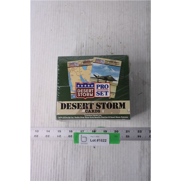 Box of Desert Storm Trading Cards (NIB)