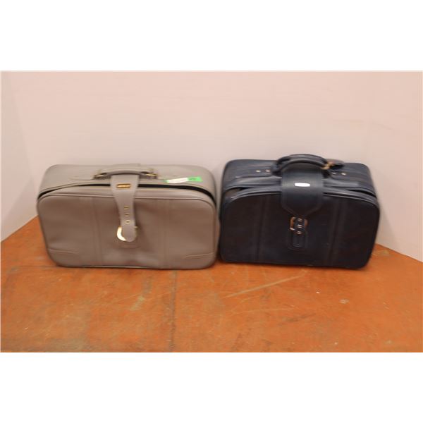 *(2) Vintage Suitcases