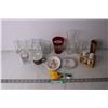 Image 1 : Assorted Items - Glasses, Salt and Pepper Shakers, Plates