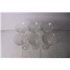 Image 3 : (6) Crystal Stemmed Glasses