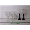 Image 1 : (7) Crystal Stemmed Glasses