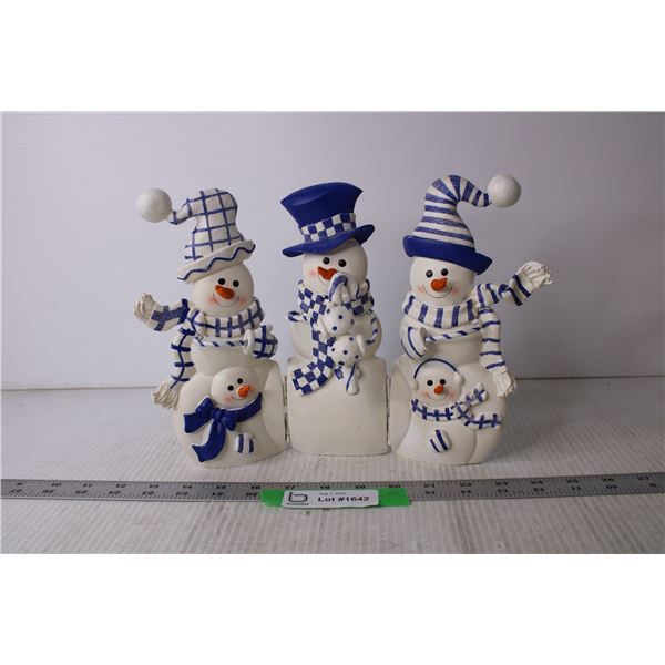 Christmas Snowman Table Piece