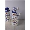 Image 2 : Christmas Snowman Table Piece
