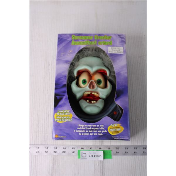 Screaming Halloween Decoration (NIB)