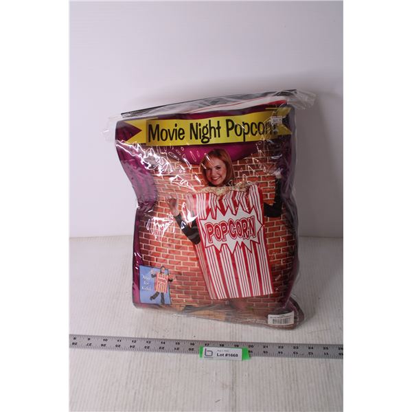 Popcorn Halloween Costume - One Size Fits Most (NIB)