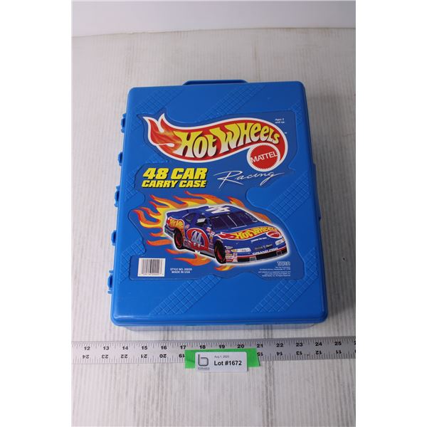 Collector Hot Wheels Cars and Carrying Case- Nice Shape