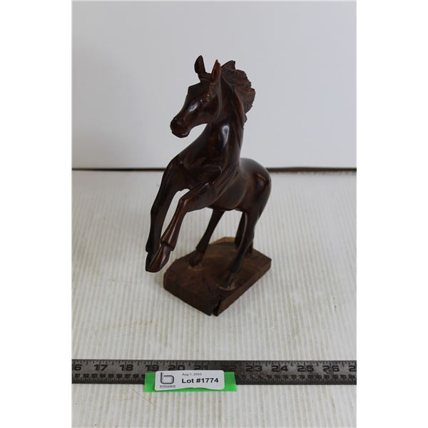 Wooden Horse Statue (Some Damage)