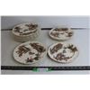 Image 1 : Johnson Bros The Old Mill Dishes (10 Plates, 4 Smaller Plates [9", 10 1/2"])