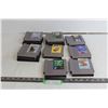 Image 1 : (8) NES Cartridges (Super Mario Bros. 2 and 3, Super Mario Bros. & Duck Hunt, Top Gun) (3 Have Cases