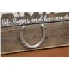 Image 2 : *Wooden Decorative Horse Sign (16" x 41")