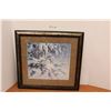 Image 1 : *Framed Snow Leopards (38" x 38")