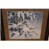 Image 3 : *Framed Snow Leopards (38" x 38")