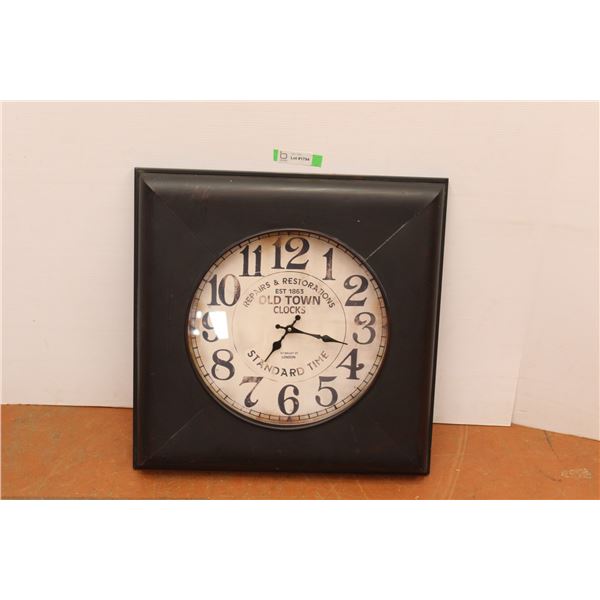 *Large Battery-Operated Decorative Wall Clock (24" x 25")