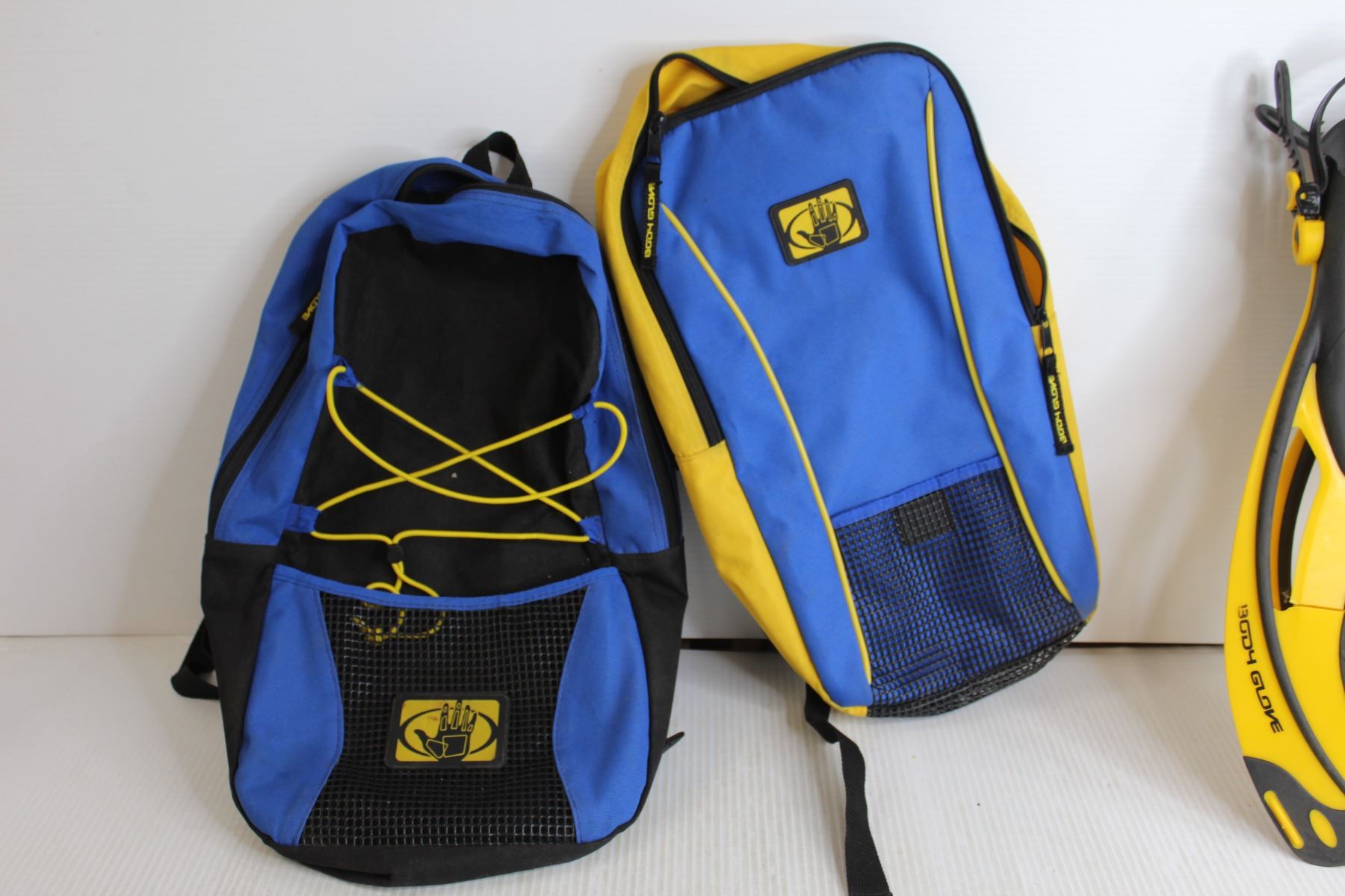 (2) Body Glove Bags, Scuba Diving Flippers Bodnarus Auctioneering