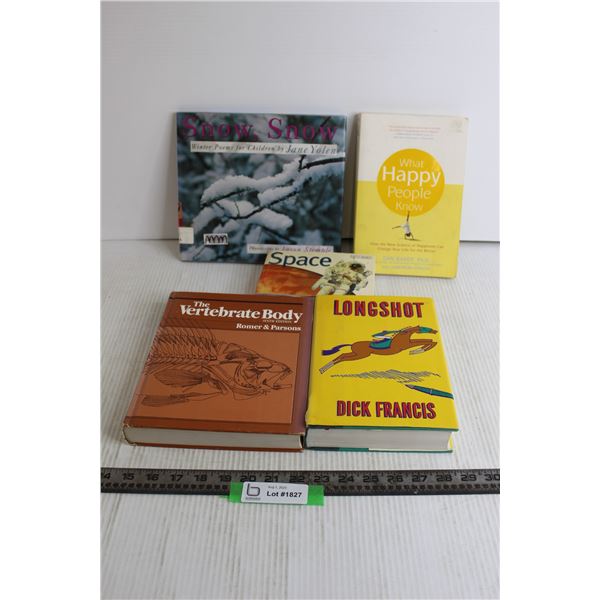 (5) Misc. Books (Longshot, The Vertebrae Body)