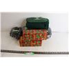 Image 1 : (3) Toque Packs (1 Opened), City of Saskatoon Blanket, Christmas Wrapped Boxes