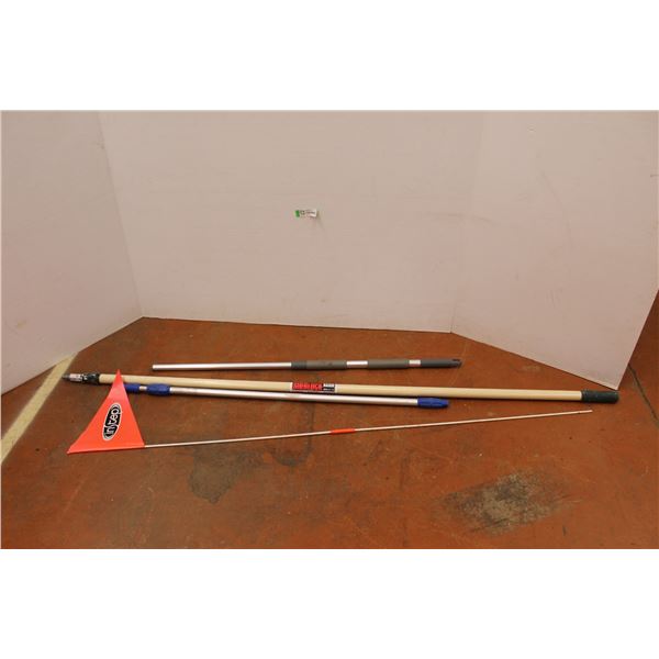 *(3) Painting Poles, Flag