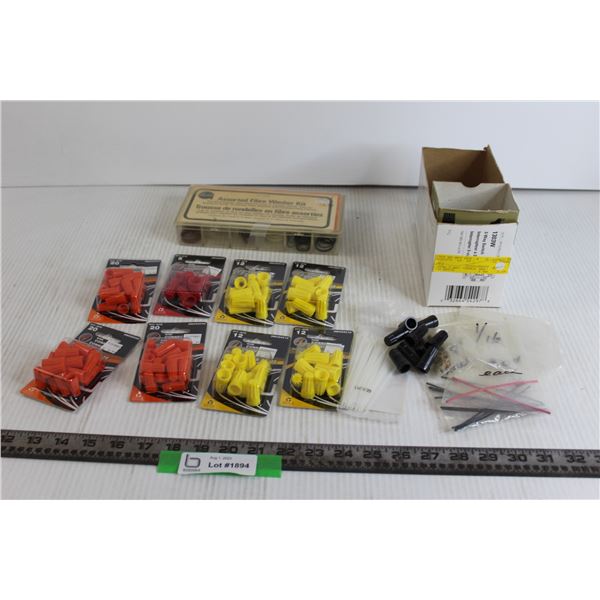 (8) Wire Connectors (Sealed), Assorted Fibre Washer Kit (Sealed), Misc.