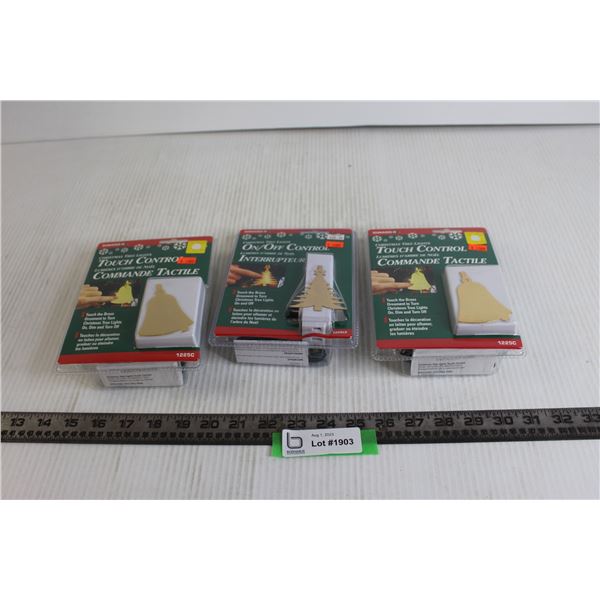 (3) Christmas Tree Lights with Touch Control (Sealed)