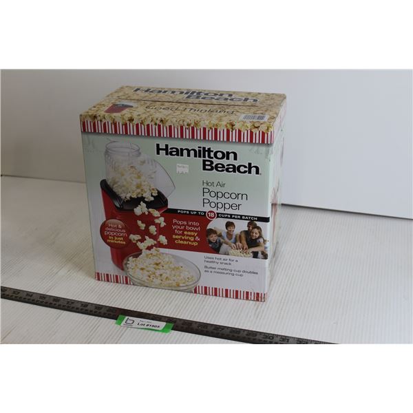 Hamilton Beach Hot Air Popcorn Popper (Sealed)