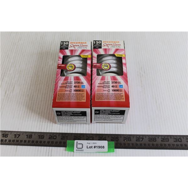 (2) Sylvania Super Saver Lightbulbs (2700K)