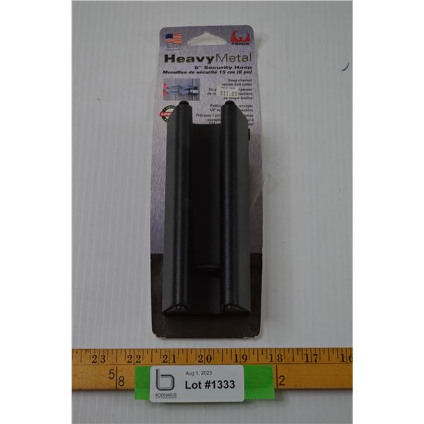 Heavy Metal 6" Security Hasp