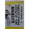 Image 3 : (4) Bags of Black Widow Wood Post Insulators For Electric Fences ( NIB)