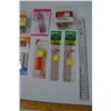 Image 2 : (3) Rulers + Tape Measure + Office Misc.