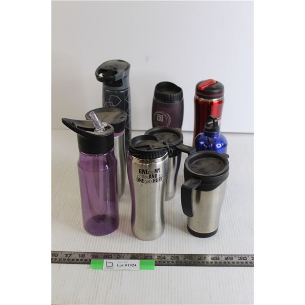 (9) Misc. Water Bottles