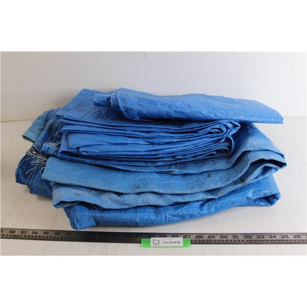 (3) Blue Tarps