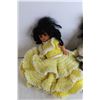 Image 4 : (3) Dolls with Crocheted Skirts