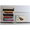 Image 1 : (15) Books (Alfred's Basic Guitar Method, Stories for a Woman's Heart, English Dictionary)