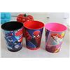 Image 5 : Misc. Kitchen Supplies ([3] Ice Cube Trays, [3] Cups [Disney Princess, Superman, NHL], Misc.)